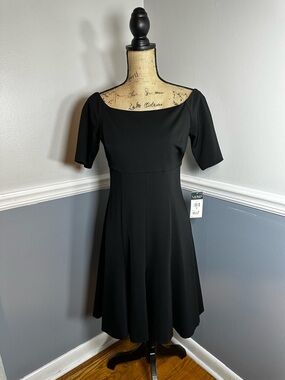 Ralph Lauren Boat Neck A-Line Dress Size 8